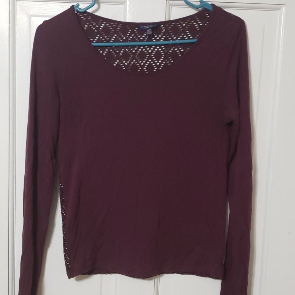 Aeropostale ladies long sleeve shirt